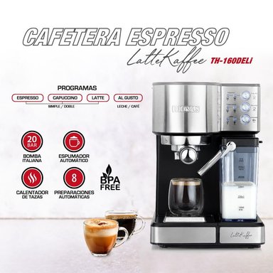 CAFETERA ESPRESSO LATTEKAFFEE TH-160DELI - 3