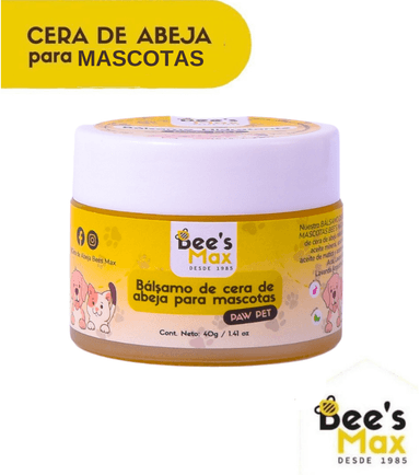 CREMA PERROS Y GATOS BEES MAX 40GR BALSAMO HIDRATANTE PAW PET