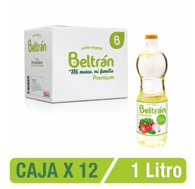 ACEITE SOYA BELTRÁN PREMIUM 1 LT CAJA 12 UNIDADES - 1