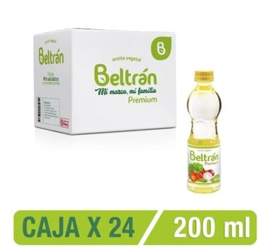 ACEITE SOYA BELTRÁN 200 ML CAJA 24 UNIDADES - 1