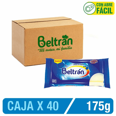 JABÓN EN BARRA BELTRÁN X 175 GR CAJA X 40 UNI