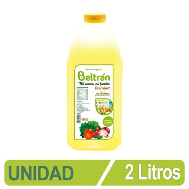 ACEITE DE SOYA BELTRÁN X 2 LT GALÓN X 01 UNI (NATURAL) - 1