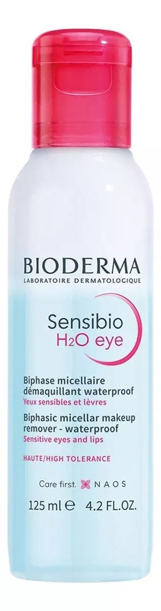 LIMPIADOR BIODERMA SENSIBIO H2O EYE DESMAQUILLANTE BIFASICO OJOS 125 ML - 1