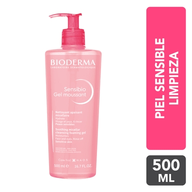LIMPIADOR BIODERMA SENSIBIO GEL MOUSSANT 500 ML - 1