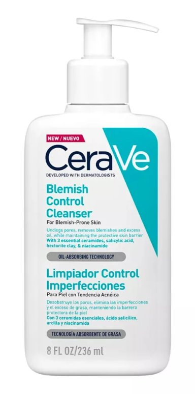 CERAVE LIMPIADOR CONTROL IMPERFECCIONES 236 ML - 1