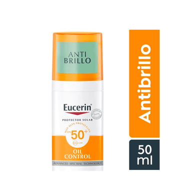 GEL EUCERIN SUN -CREMA OIL CONTROL TOQUE SECO SPF 50+ 50 ML