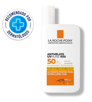 PROTECTOR SOLAR LA ROCHE POSAY ANTHELIOS UVMUNE 400 FLUIDO INVISIBLE SPF 50+ 50 ML - 1