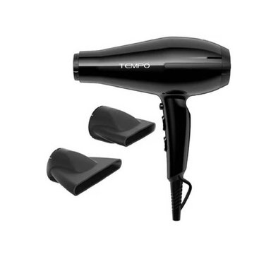 SECADORA CABELLO GAMA CERAMIC ION TEMPO PROFESIONAL NEGRO