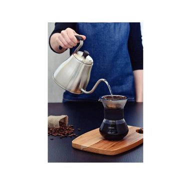 CAFETERA TRAMONTINA COLADOR EN ACERO INOX EXPRESSO BOROSILICATO CON