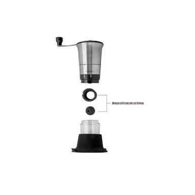 MOLINILLO DE CAFÉ TRAMONTINA REALCE ACERO INOXIDABLE - 5