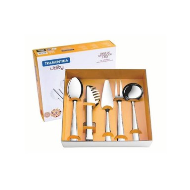 JUEGO DE UTENSILIOS TRAMONTINA UTILITY 5 PIEZAS