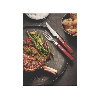 JUEGO DE UTENSILIOS TRAMONTINA POLYWOO ACE INOX 24 PIEZAS