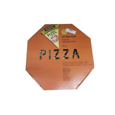 KIT PARA PIZZA TRAMONTINA 14 PZ ACERO INOX. - 3