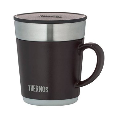 TAZA THERMOS MARCA NEGRO 350ML