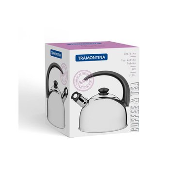 TETERA TRAMONTINA  ACERO. INOX CAP. 2 L. - 3