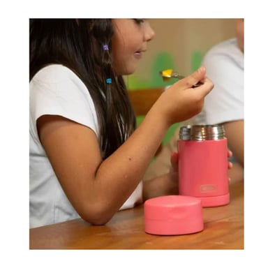 TERMO PARA ALIMENTOS THERMOS ACERO INOXIDABLE ROSA 470 ML - 3