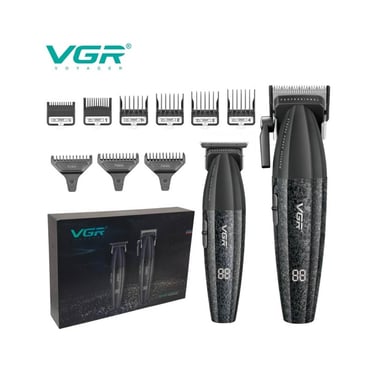 MAQUINA DE CORTAR CABELLO Y TRIMER PACK PROFESIONAL VGR - 1