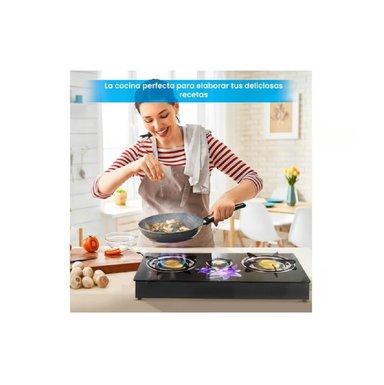 COCINA DE MESA A GAS DE 2 HORNILLAS VITROCERÁMICO - 2