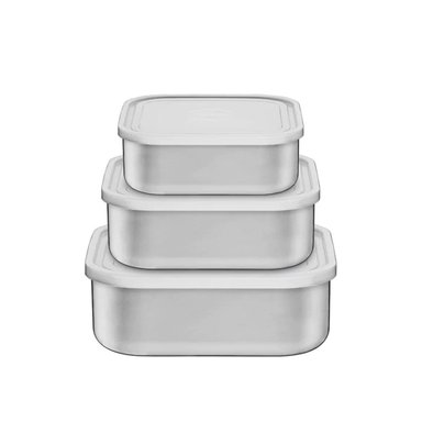 JUEGO DE TAPER TRAMONTINA X3 PIEZAS CUADRADO