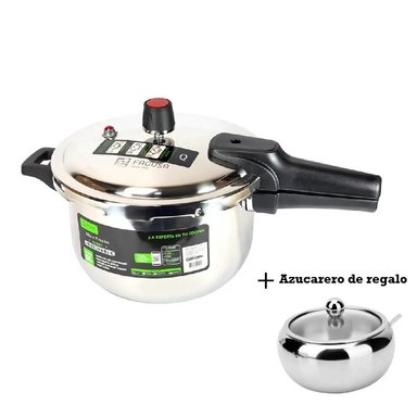 OLLA A PRESION FACUSA 5 LTS ACE. INOX+ REGALO