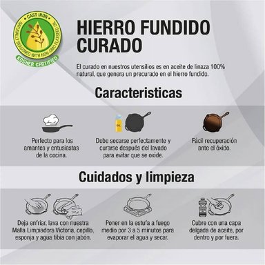 PRENSA PARA TORTILLAS VICTORIA 10' DE HIERRO FUNDIDO - 3