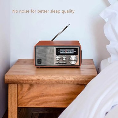 RADIO PORTATIL AM FM RETRO VINTAGE PARLANTE BLUETOOTH - 2
