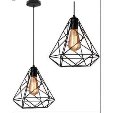LÁMPARA CEMLIGHTING LTC8SKL NEGRO DIAMANTE INCLUYE FOCO