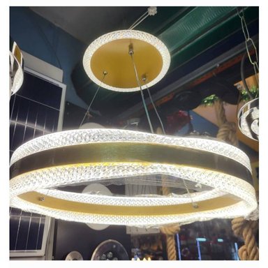 LÁMPARA TECHO LDTLHMAD5 DORADO LED ARO 3 LUCES - 3