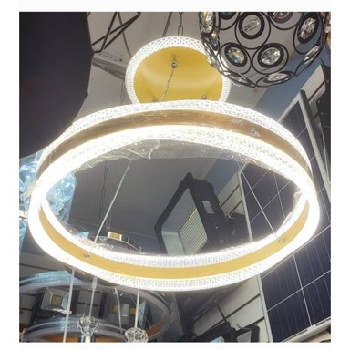 LÁMPARA TECHO LDTLHMAD5 DORADO LED ARO 3 LUCES - 4
