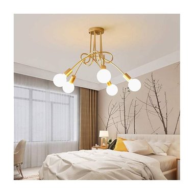 LÁMPARA TECHO CEMLIGHTING LTFN059 DORADO FLORENCIA 5 SOCKETS