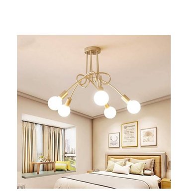 LÁMPARA TECHO CEMLIGHTING LTFN059 DORADO FLORENCIA 5 SOCKETS - 2