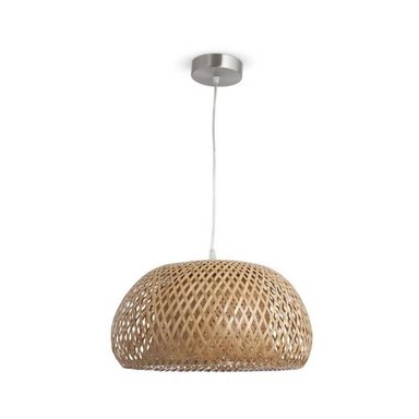 LÁMPARA COLGANTE LPCOLBBUM1 MARRÓN BAMBOO 1 LUZ