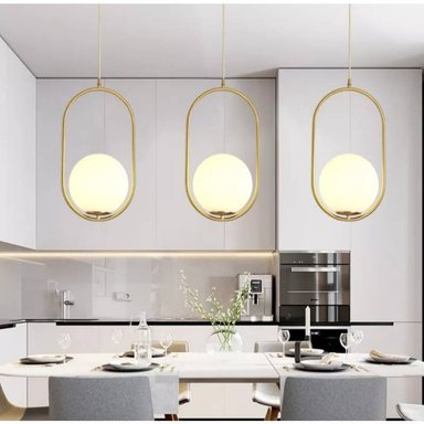 LÁMPARA TECHO LTNDEF1 DORADO COLGANTE NORDICA INCLUYE FOCO