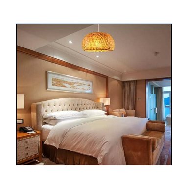 LÁMPARA COLGANTE LPBAMA NATURAL BAMBÚ MARRON LUZ DECORATIVO - 2
