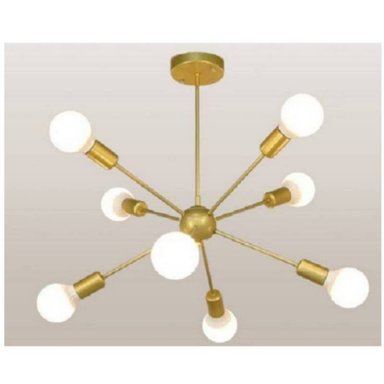 LÁMPARA COLGANTE LPCOLOCTD0I0 DORADO OCTOPUS LUCES INCLUYE FOCOS - 2