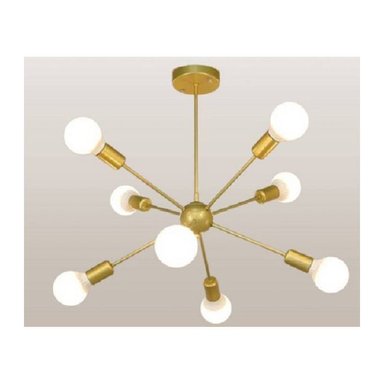 LÁMPARA COLGANTE LPCOLOCTDO DORADO OCTOPUS 8 LUCES FOCOS - 2
