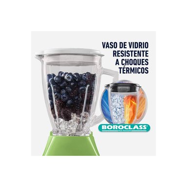 OSTER LICUADORA 1.5 L NEGRA 2 VELOCIDADES BLSTKAG KPB 053 - 5