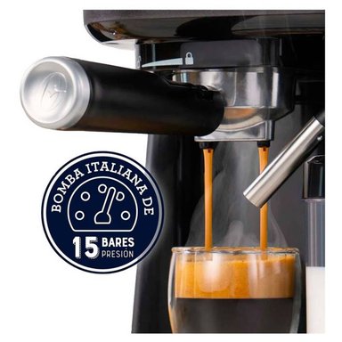 CAFETERA OSTER BVSTEM5501B PARA ESPRESSO Y CAPUCCINO NEGRO - 4