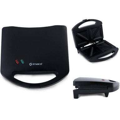 SANDWICHERA MAKER IMACO IST101N 2 PANES NEGRO