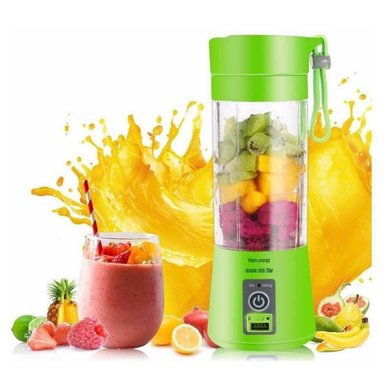 LICUADORA PORTÁTIL 6 CUCHILLAS PARA BATIDOS VERDE