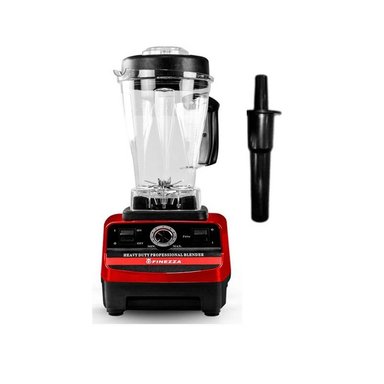 LICUADORA FINEZZA FZ-889IND INDUSTRIAL CON PERRILLA 1500W ROJO