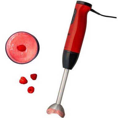 BATIDORA DE INMERSIÓN OSTER 1 VELOCIDAD + TURBO FPSTHB460A ROJO NEGRO - 5