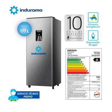REFRIGERADORA INDURAMA 177 LITROS RI-289D