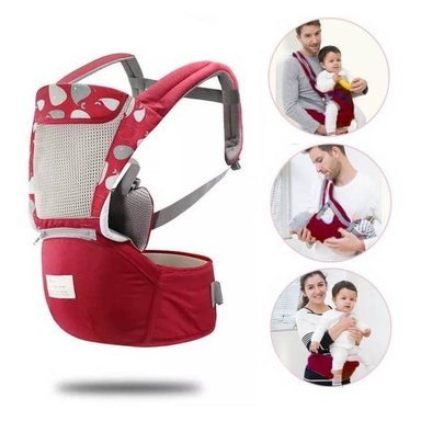 CANGURO MAYAROJO ALGODÓN ROJO ERGONOMICO MAYA