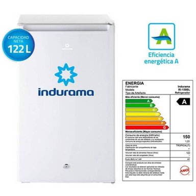 FRIGOBAR INDURAMA RI-159BL 122 LITROS BLANCO