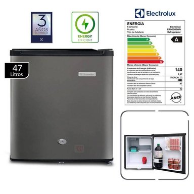 FRIGOBAR ELECTROLUX ERD50G2HPI 47 LITROS INOXIDABLE