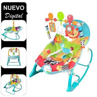 SILLA MECEDORA VIBRADOR MUSICAL TOYS LEON