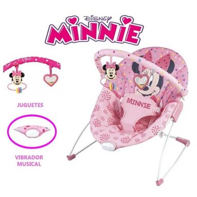 MECEDORA JUGUETES COLGANTES SONIDO VIBRADOR ROSADO