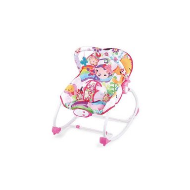 SILLA MECEDORA MUSICAL CON VIBRADOR ROSADO