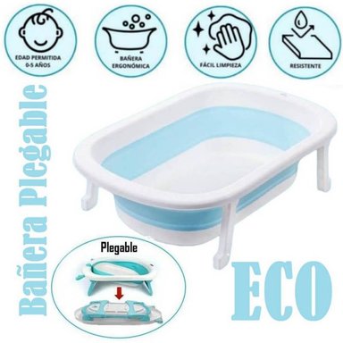 TINA BAÑERA ECO CELESTE CELESTE PLEGABLE RESISTENTE